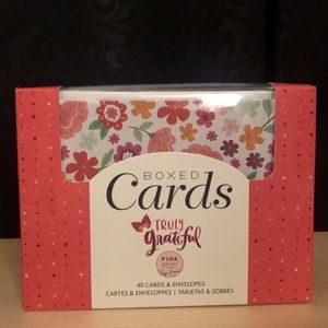 Boxed Cards Truly Grateful 40 Cards/40 Envelopes